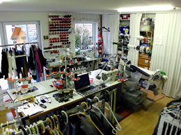 Blick in den Arbeitsbereich